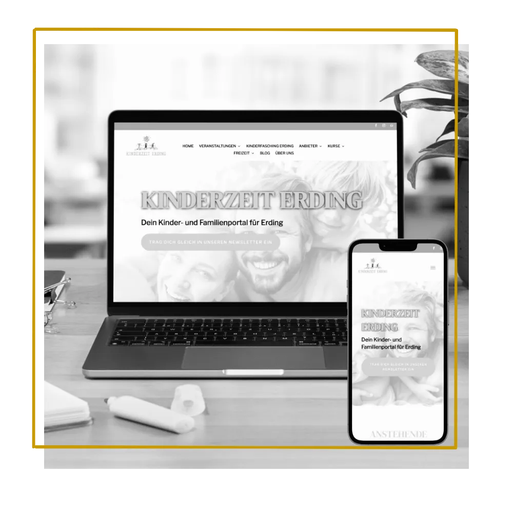 Branding & Webdesign soulweb Kinderzeit Erding Farbe